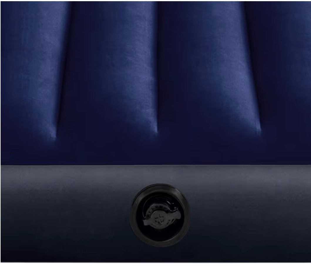 Matelas Gonflable Camping 1 Personne Intex — Gonfleur Pied Intégré, 191x76cm, Invités & Festival