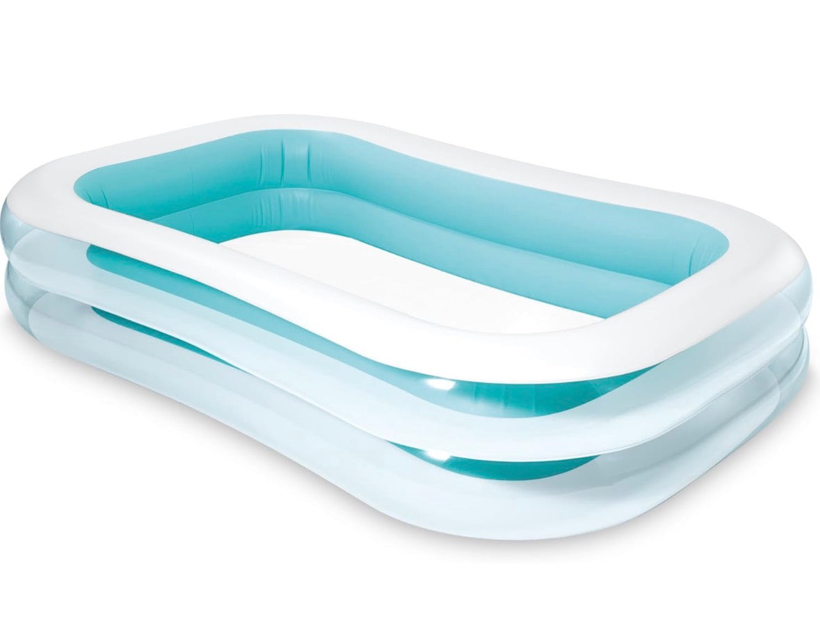 Piscine Gonflable Familiale Rectangulaire 262x175cm — Jardin Été