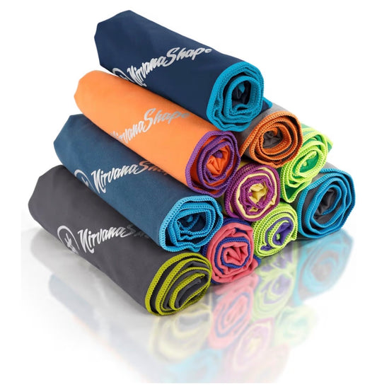 Serviette Microfibre Séchage Rapide — Plage, Sport, Voyage & Camping