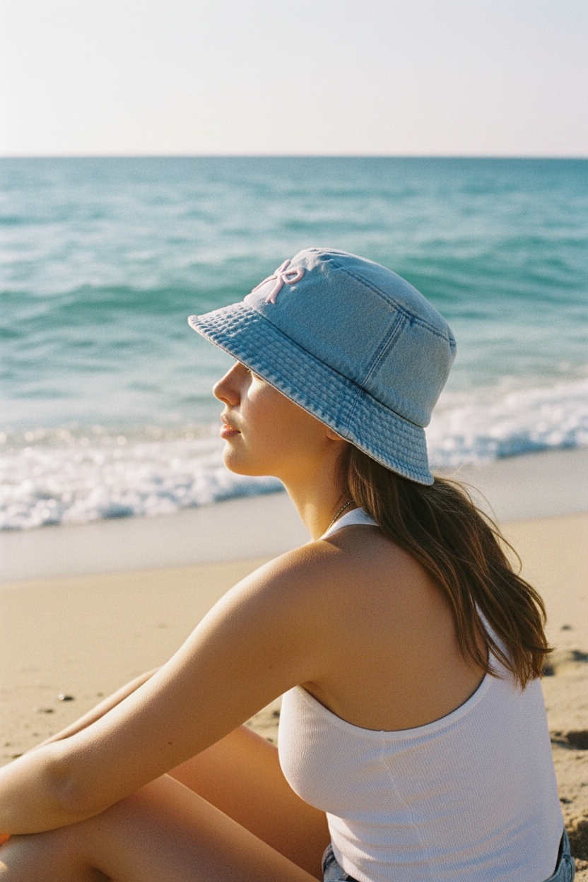 Bob denim plage