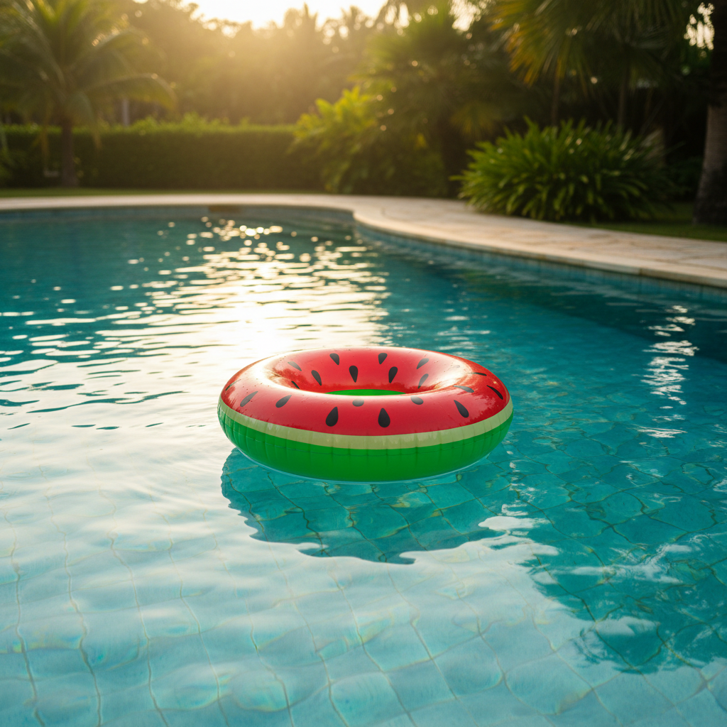 Bouée pastèque — piscine