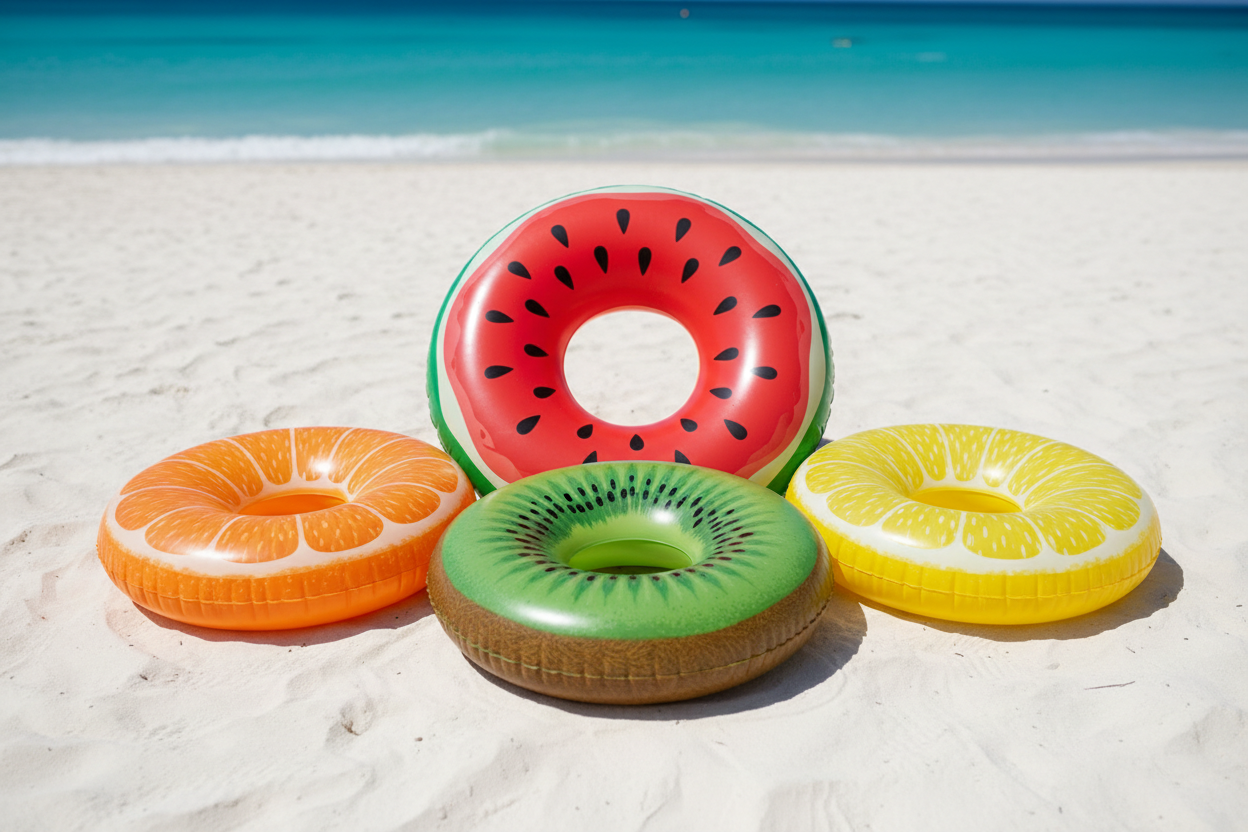 Bouées fruits — plage