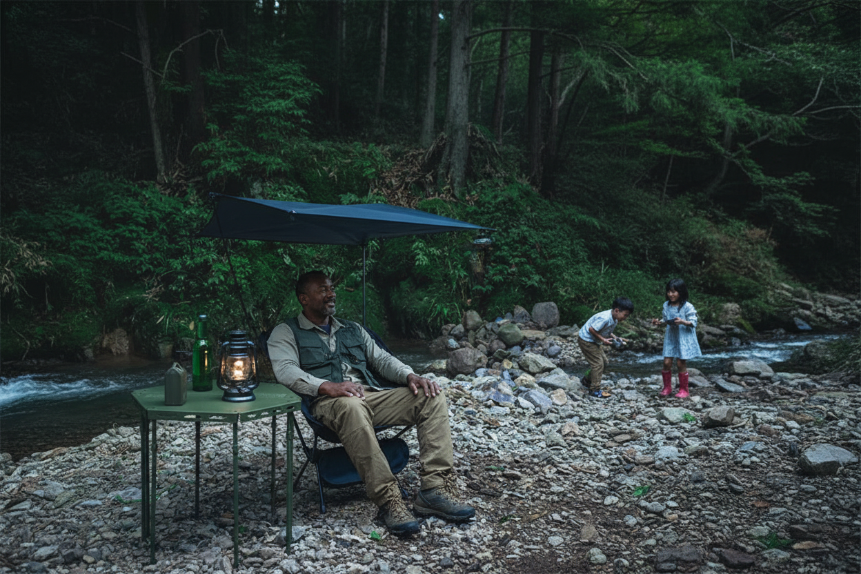 Camping rivière