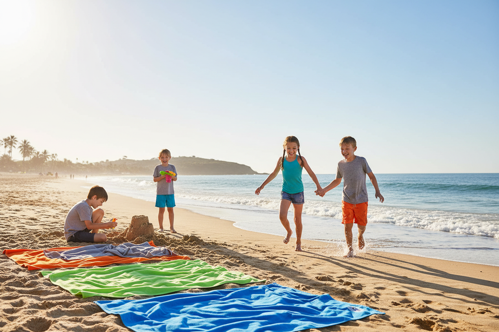 Enfants à la plage