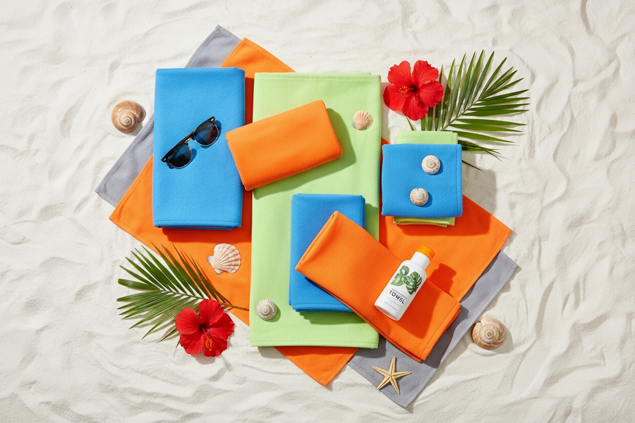 Flat lay plage