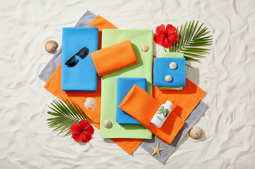 Flat lay plage