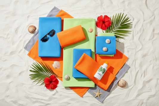 Flat lay plage