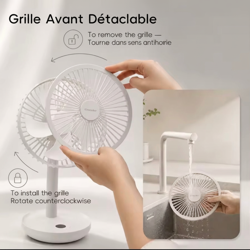 Grille détachable