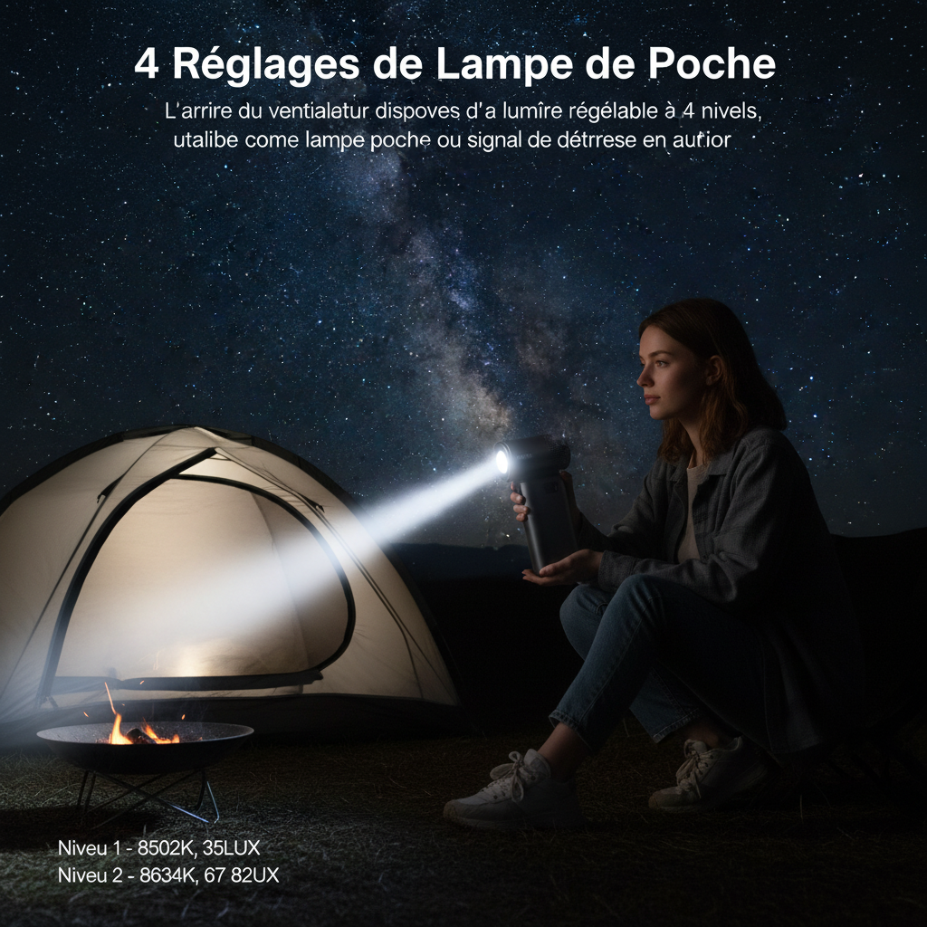 Lampe de poche camping