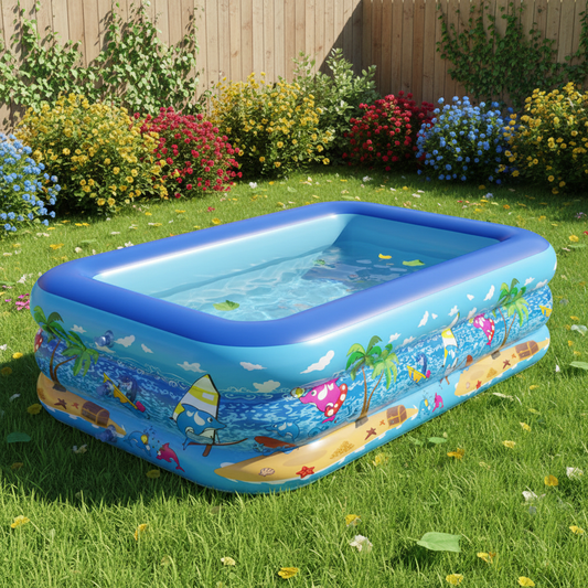 Piscine gonflable – jardin