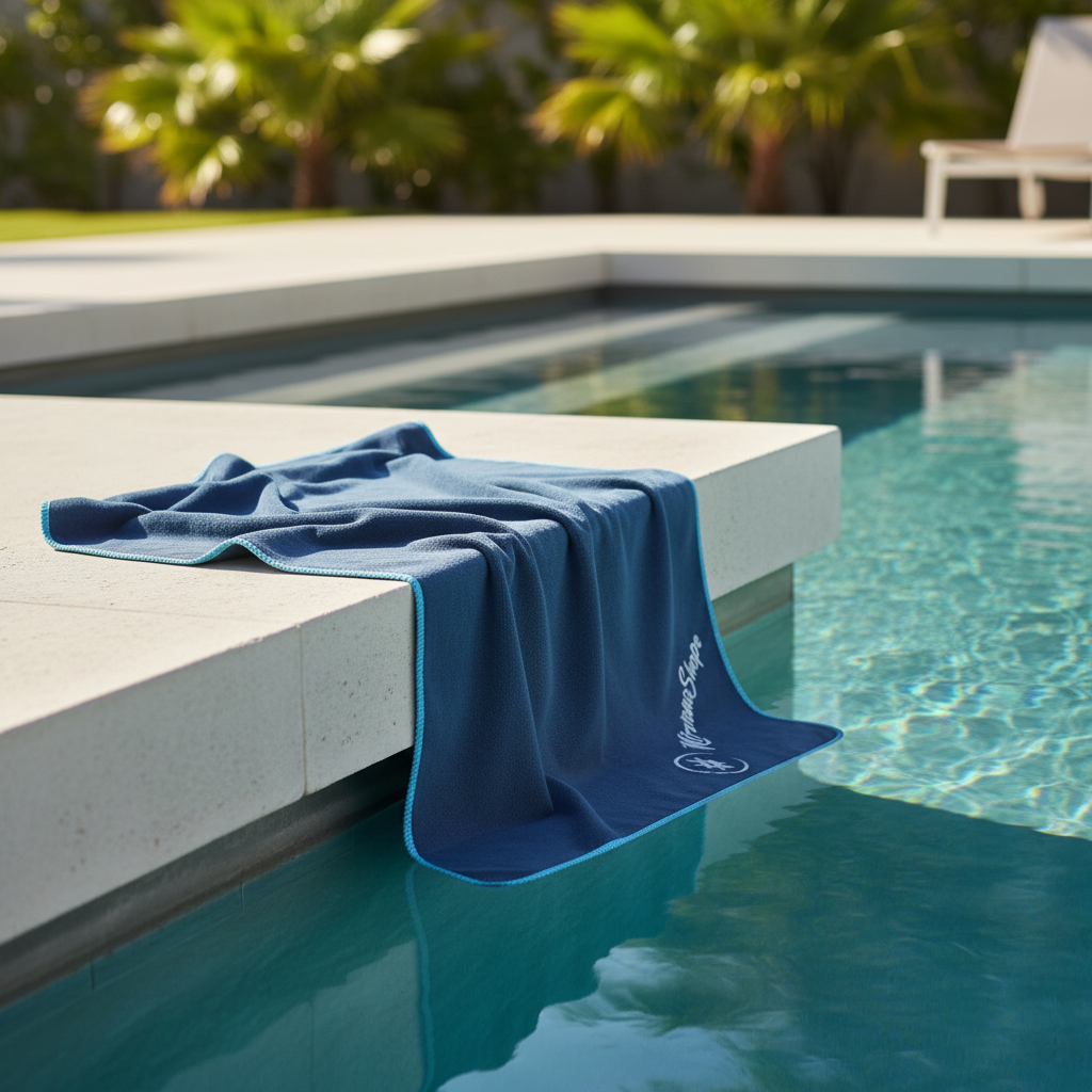 Serviette piscine moderne