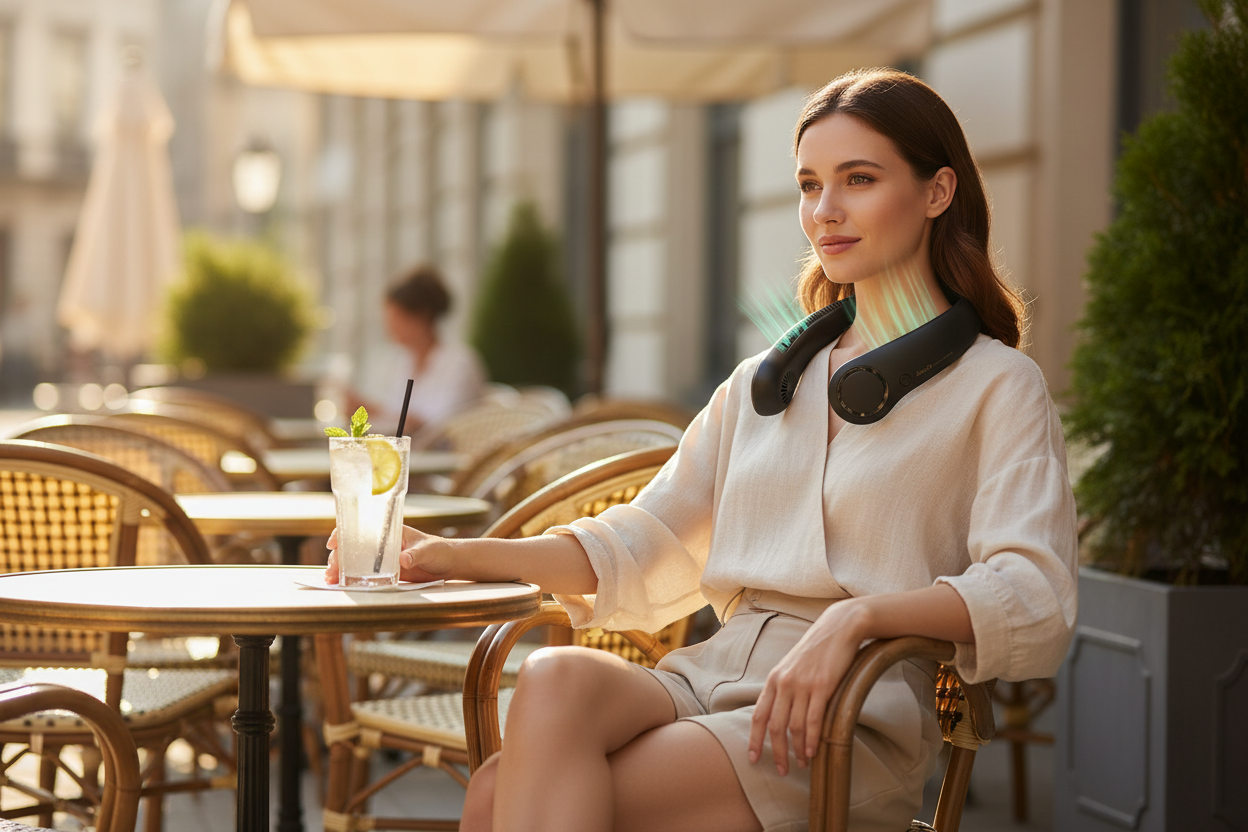 Tour de cou terrasse café